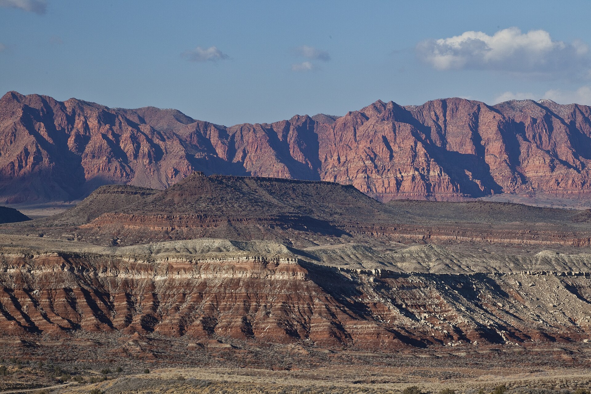 Red Mountain landscape near Santa Clara, Utah